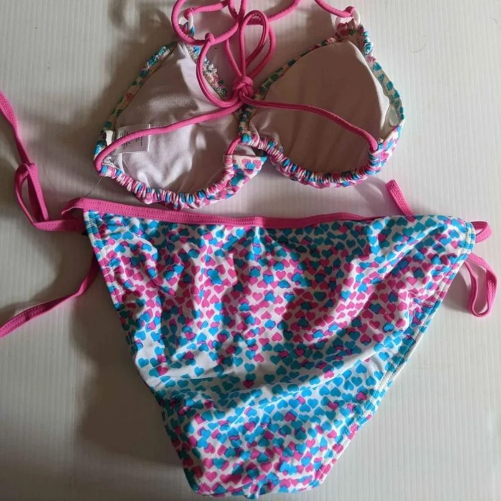 Since Bikini Set Heart Pattern - Picture 2 of 6
